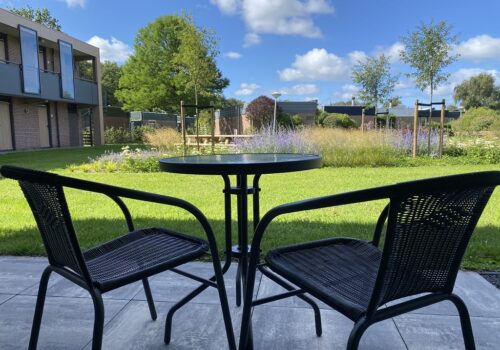 Terras Studio appartementen Noordwijk terras tuin studio Noordwijk