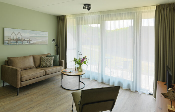 Studio woonkamer studio huur Noordwijk
